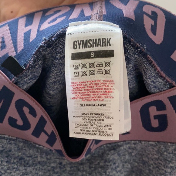 Gymshark Flex Leggings in Navy size small - Picture 5 of 5